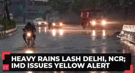 Overnight Thundershowers Lash Delhi Ncr Imd Predicts Moderate Rains