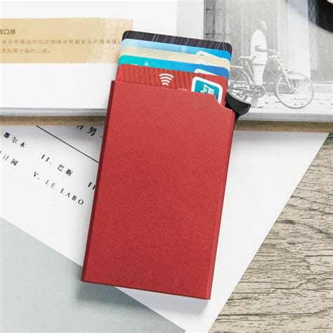 Cheap Rfid Anti Theft Smart Wallet Thin Id Card Holder Unisex