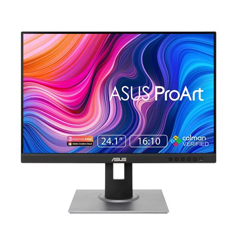 Asus Proart Display Pa248qv 241” Wuxga 1920 X 1200 1610 Monitor 100 Srgbrec709 E