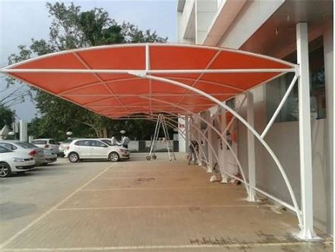 Dome Mild Steel Car Parking Tensile Structure Paint Coated At Rs