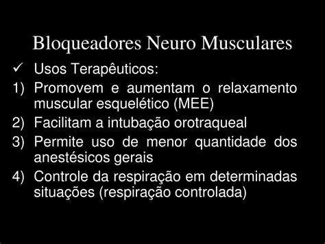 Ppt Bloqueadores Neuromusculares Powerpoint Presentation Free