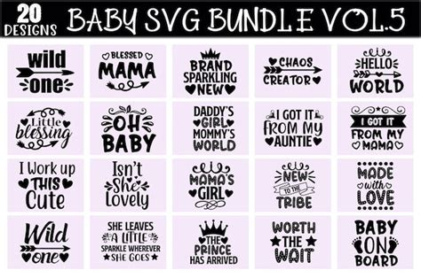 Premium Vector Baby Svg Bundle Vol 5