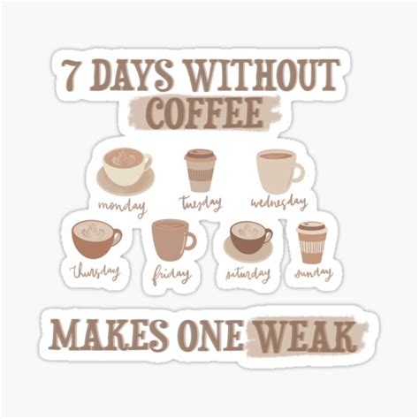 "Coffee Statement Quote Minimalist" Sticker for Sale by nyxartsph ...