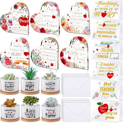 Amazon Huwena 18 Pcs Teacher Appreciation Gift Sets Thank You