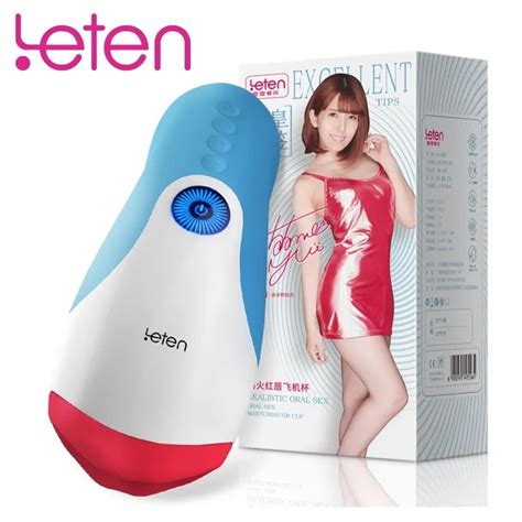 Leten Smart Electric Lick Suck 10 Speeds Heating Automatic Oral Sex