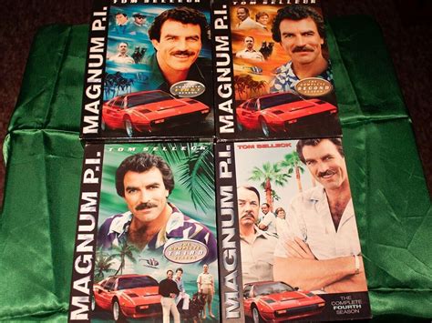 Magnum Pi Complete Seasons 1 2 3 4 1 4 Dvds Tom Selleck Dvds And Blu