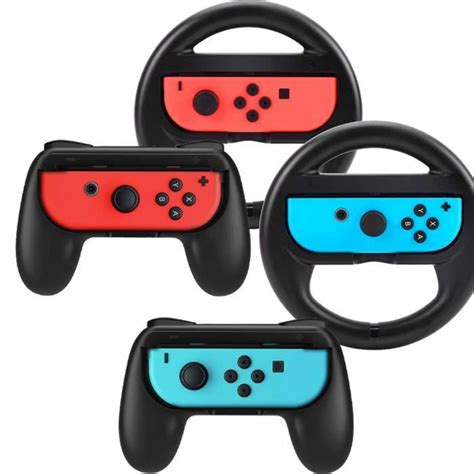 Support de Poignées et volants pour Joy Con Nintendo Switch OLED Idéal