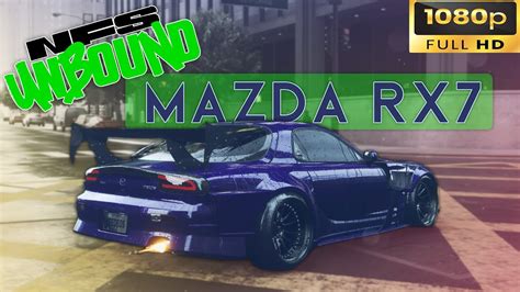 Need For Speed Unbound Gameplay Mazda Rx Customization Max Build