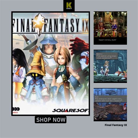 Jual Final Fantasy IX Bahasa Indonesia Bisa Main Di Android Atau PC