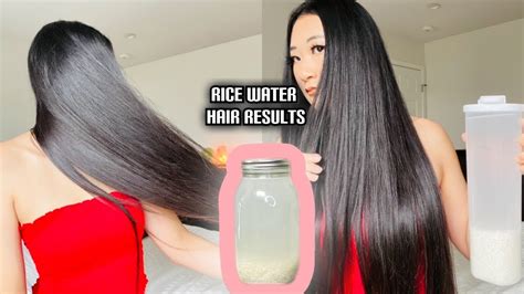 One Month Results Using Rice Water Method For Hair Experience And Tips Youtube