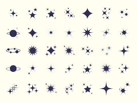 Premium Vector Super Premium Set Vector Star Modern Stars Sparkle