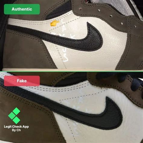 How To Spot Fake Travis Scott Air Jordan 1 High Legit Check By Ch