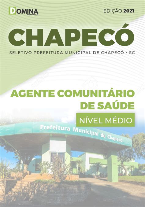 Apostila Pref Chapec Sc Agente Comunit Rio De Sa De