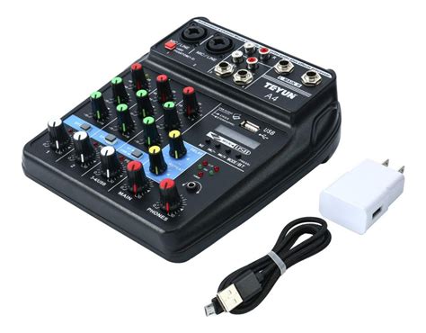 Consola Mezcladora Teyun A4 Bluetooth Phantom Power Usb MercadoLibre