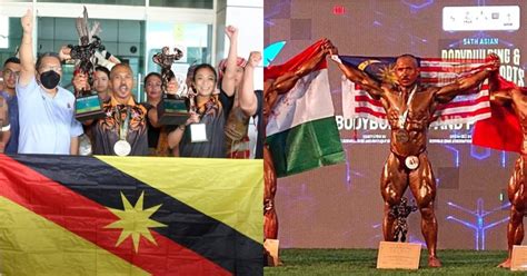 Jaguh Bina Badan Sarawak Rangkul 2 Pingat Emas Di Maldives