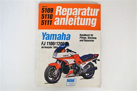 Reparaturanleitung für Yamaha FJ 1200