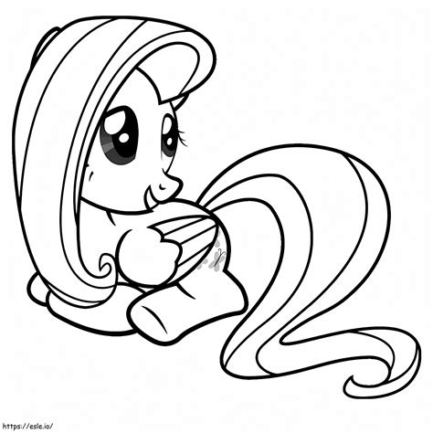 Fantastic Fluttershy Coloring Page