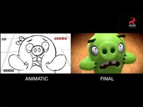 Piggy tales - Comparison Animatic vs. Final