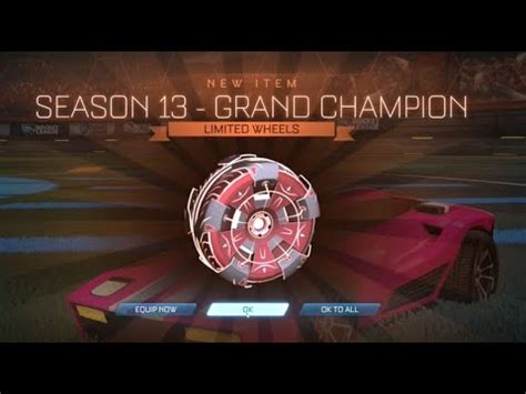 Rocket League S Season 13 Rewards Drop Bronze To Grand Champion YouTube