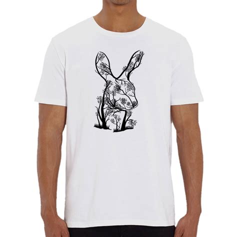 T Shirt Homme Coton Bio Rabbit Tree