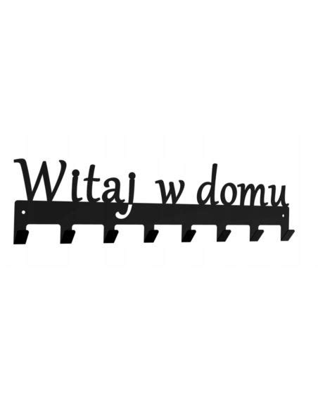 Wieszak Napis Witaj W Domu Na R Cznik Ubranie Loft