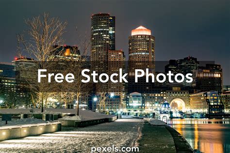 Boston Skyline Night Photos, Download The BEST Free Boston Skyline ...