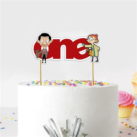 Seyal Mr Bean One Cake Topper Amazon In Toys Games