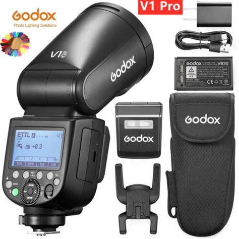 Godox V Pro C N S O F Ttl Round Head Camera Flash Light Hss Wireless