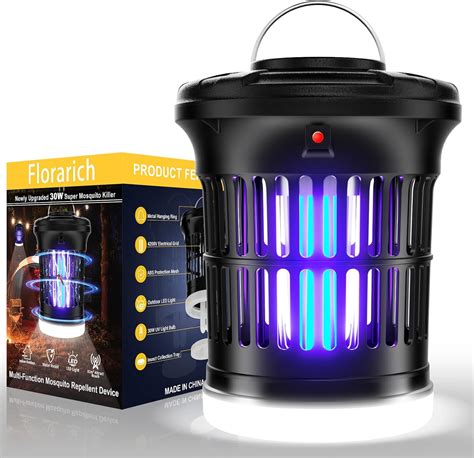 Bug Zapper Outdoor With LED Light 4200V High Powered Electric Mosquito