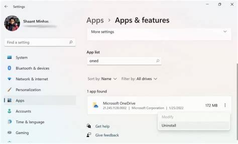 Cómo eliminar OneDrive del explorador de archivos en Windows 10 o