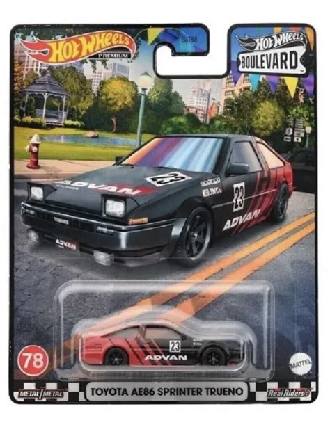 HOTWHEELS 1 64 Boulevard 2023 Toyota AE86 Sprinter Trueno 78