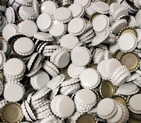 Crown Caps 144 White New Bottle Caps Standard 265 Size For Soda And Beer