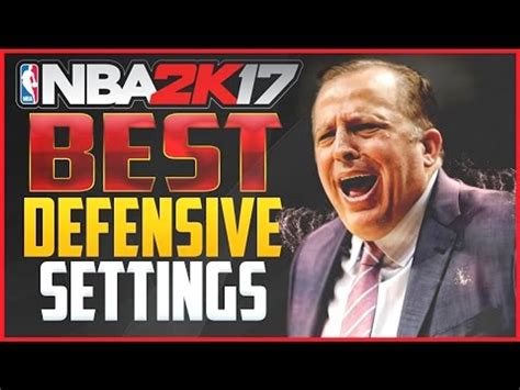 Nba K Best Defensive Settings Nba K Defensive Tips Tutorial