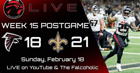 Falcons Vs Saints Week Postgame Show The Falcoholic Live The