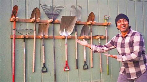 Diy Garden Tool Organizer Youtube