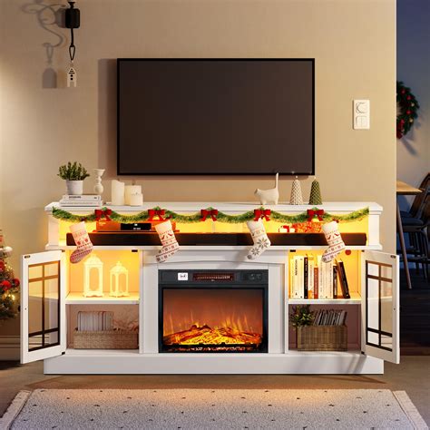 Incomplete Yitahome Led Fireplace Tv Stand For Inch Highboy