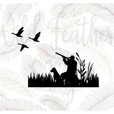 Duck Hunter Hunting Svg And Cut Files For Crafters Etsy