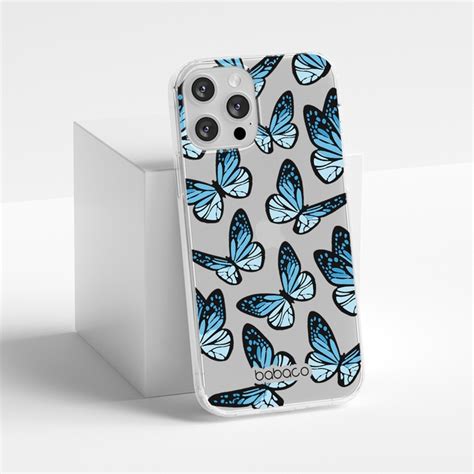 Pouzdro Back Case Babaco Iphone Pro Max Blue Butterfly Unicorno S