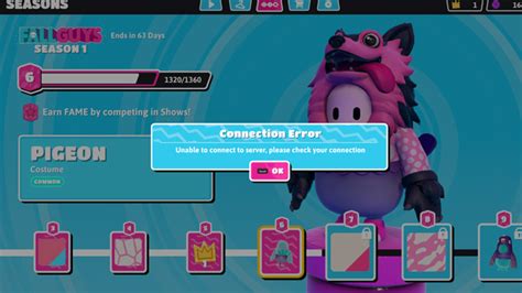 Fall Guys Connection Error Unable To Connect To Server Fix