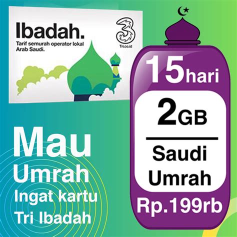 Jual Kartu Perdana 2gb 15 Hari Internet Roaming Arab Saudi Haji Umrah