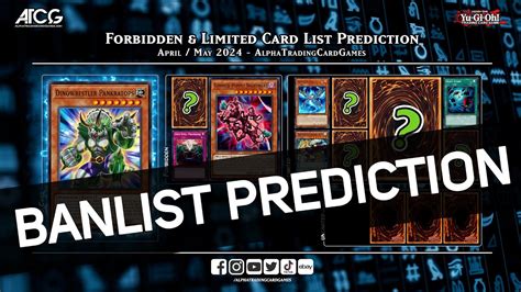 Yu Gi Oh April May Banlist Prediction Discussion Konami