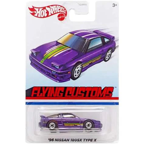 Hot Wheels 55th Anniversary 2023 Pearl Chrome 96 Nissan 180SX Type X