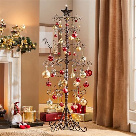 Floor Standing Metal Christmas Tree Christmas Decorations Coopers