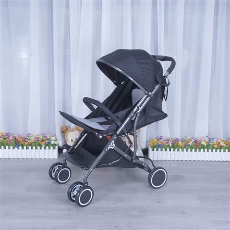 One Click Folding Baby Stroller2 In 1 Convertible Infant Pushchair