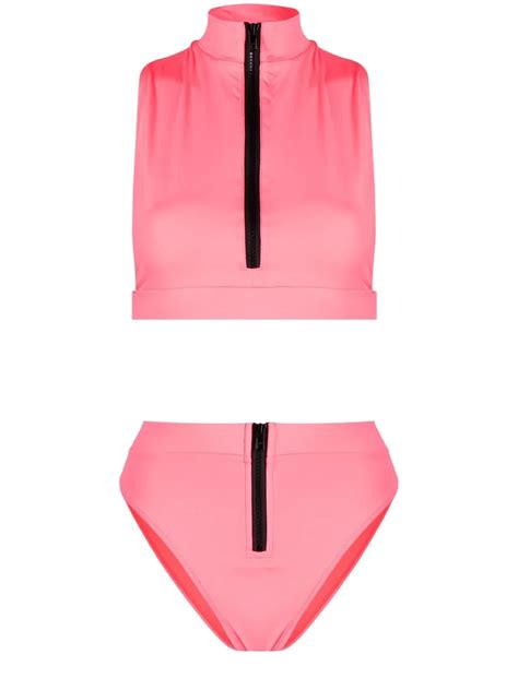Noire Swimwear Malibu Two Piece Bikini In Pink ModeSens