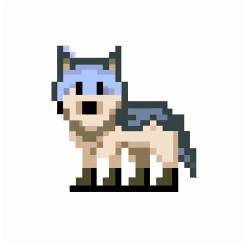 Wolf Pixel Art