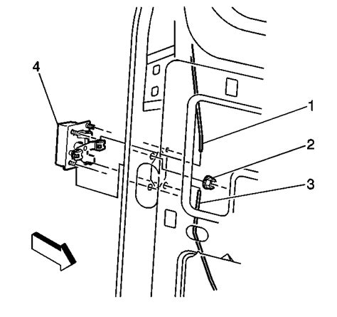 Chevy Express Rear Door Latch Diagram