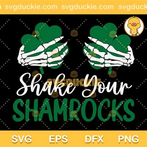 Shamrock And Roll Svg Rock And Patricks Day Svg