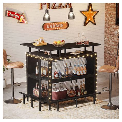 L Shaped Home Bar Unit Mancavia