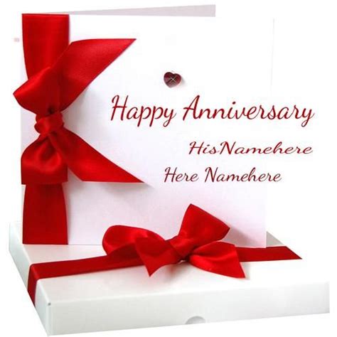 marriage anniversary wishes card with couple name edit | Marriage ...